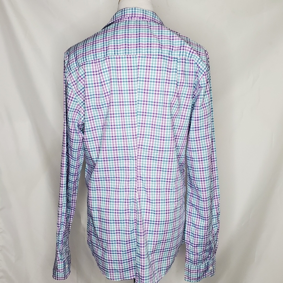 Frank & Eileen Ladies Barry Plaid Button-up Top - Picture 4 of 5